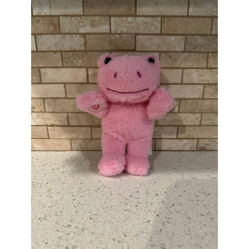 Build-A-Bear Mini Beans®‎ Spring Pink Frog Easter Stuffed Animal 4” Plush